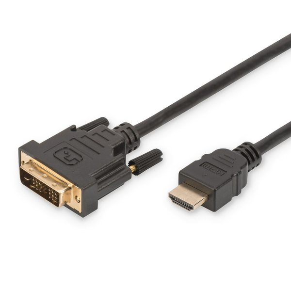 DIGITUS адаптерен кабел - HDMI тип A/DVI-D - 2 m (AK-330300-020-S)