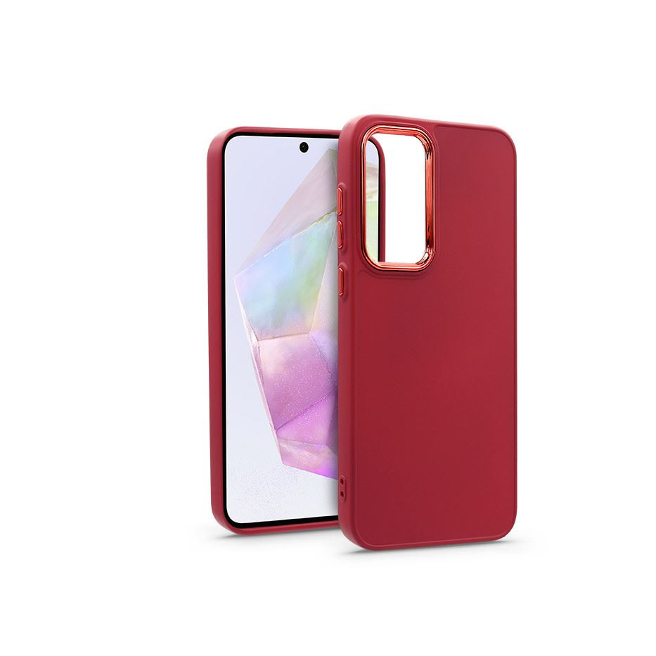 Haffner Frame Samsung SM-A356 Galaxy A35 5G szilikon tok magenta (HF268465) (HF268465)