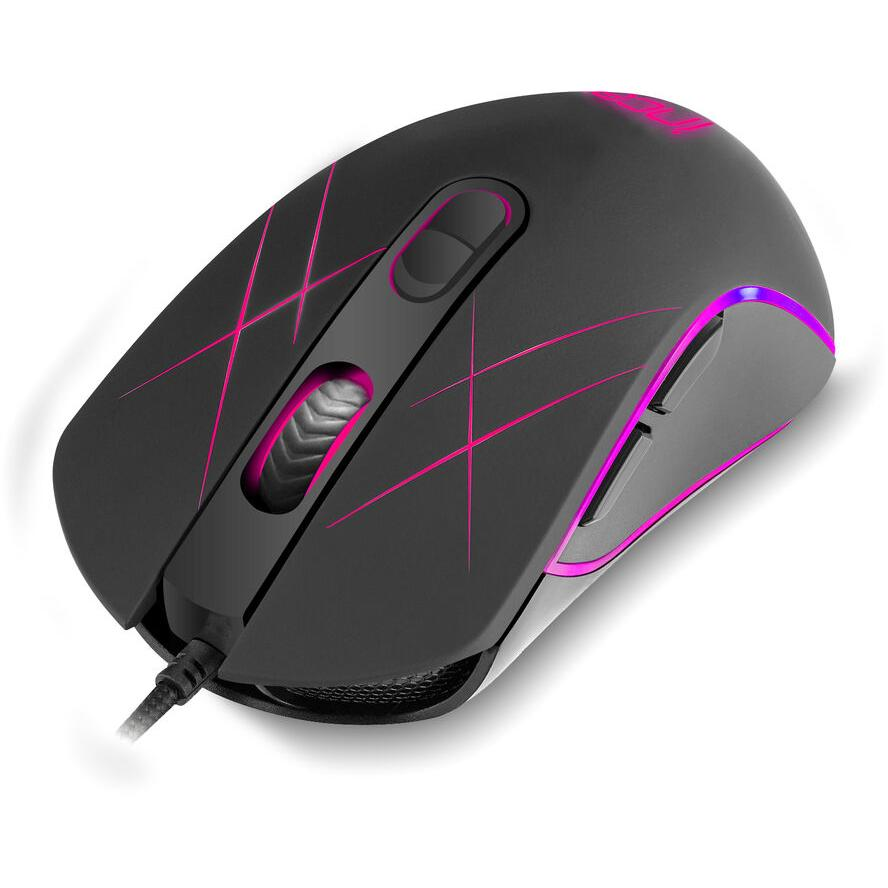 Inca IMG-GT12 Gaming Egér 3200 DPI RGB - Fekete (IMG-GT12)