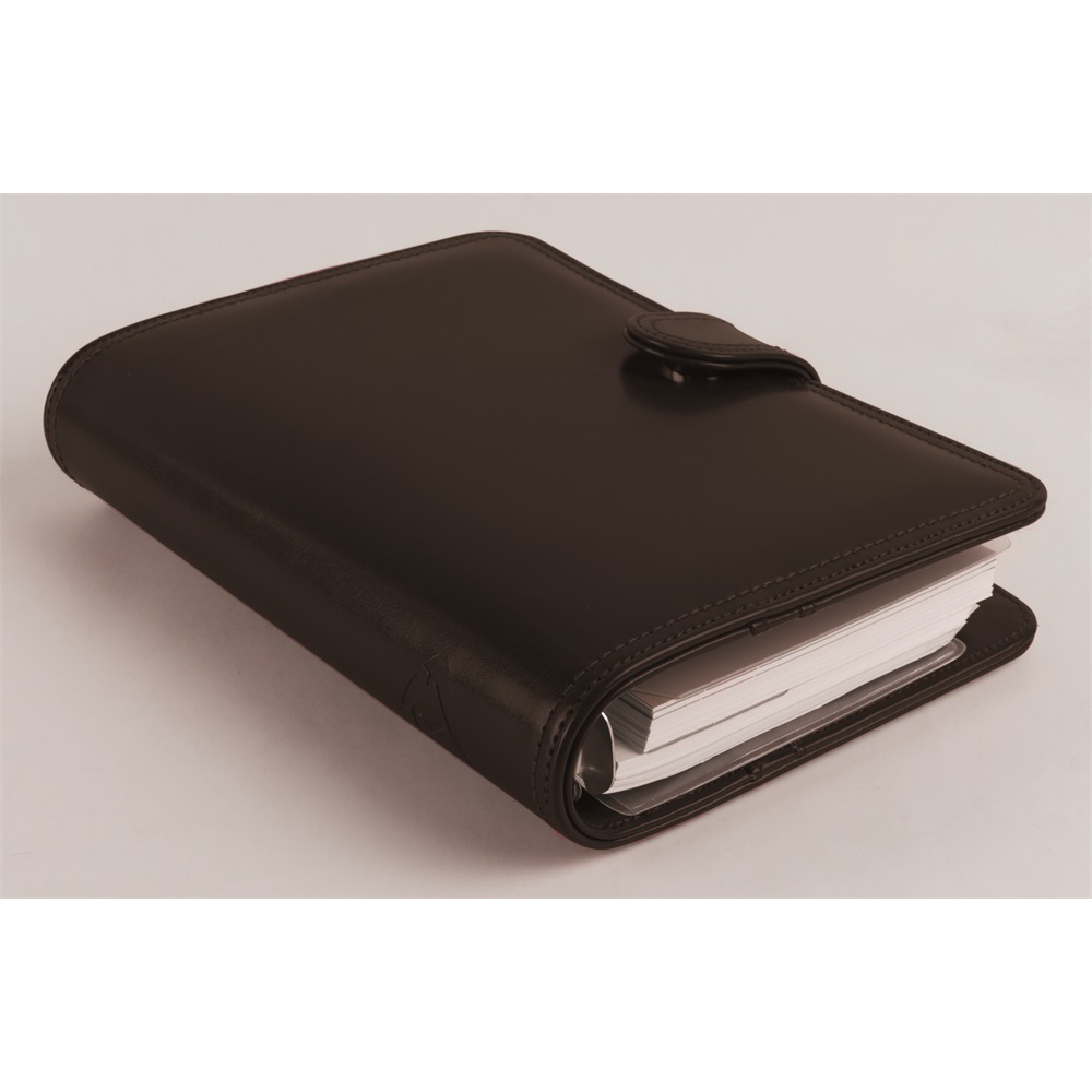 Realsystem 1/160 195 x 235mm 2023 Gyűrűs kalendárium - Fekete (1160-01)