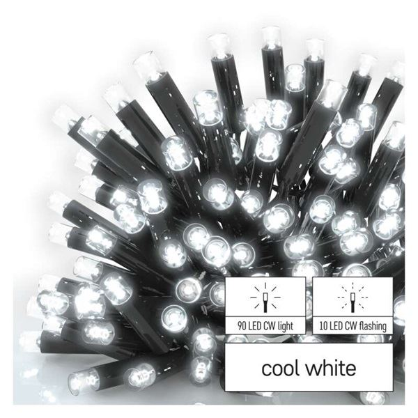 Emos LED fényfüzér 10M 100LED IP44 (D2AC03)