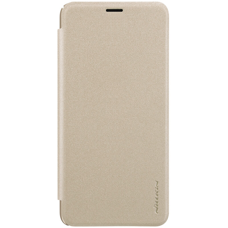 Nillkin Sparkle Samsung Galaxy A9 (2018) Oldalra Nyíló Flipes Tok - Arany (NL169432)