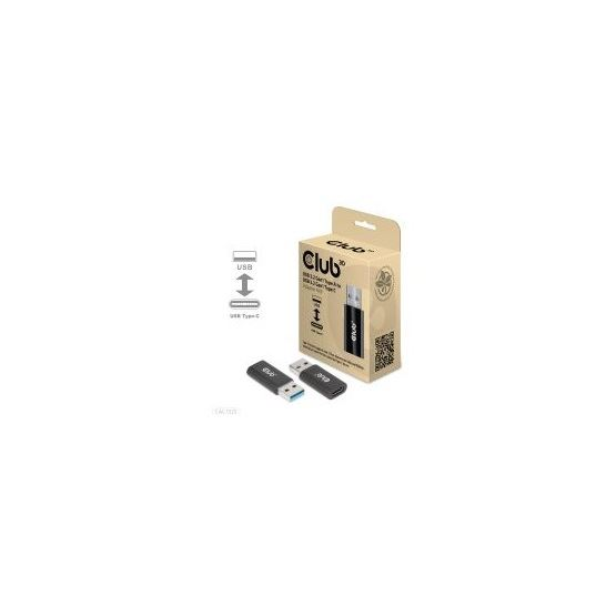 CLUB3D CAC-1525 kabel kønsskifter USB A USB Type C Sort