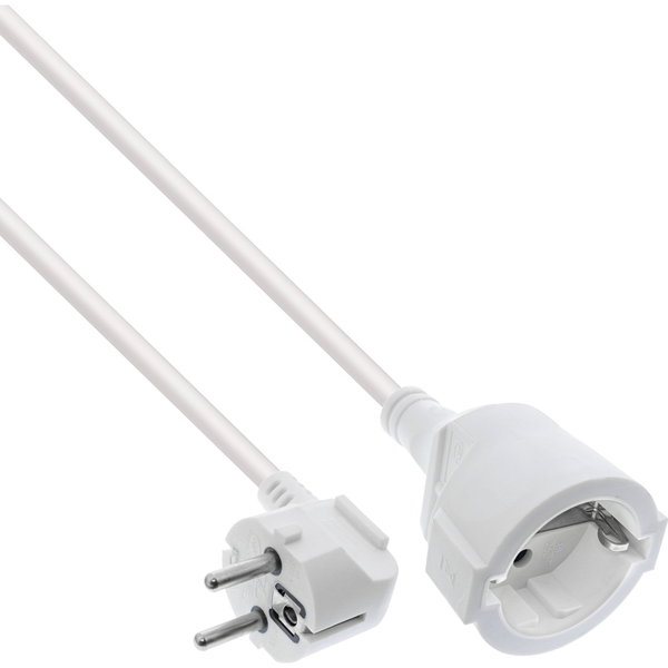 InLine 16402U prolunghe e multiple 1 presa(e) AC Interno Bianco