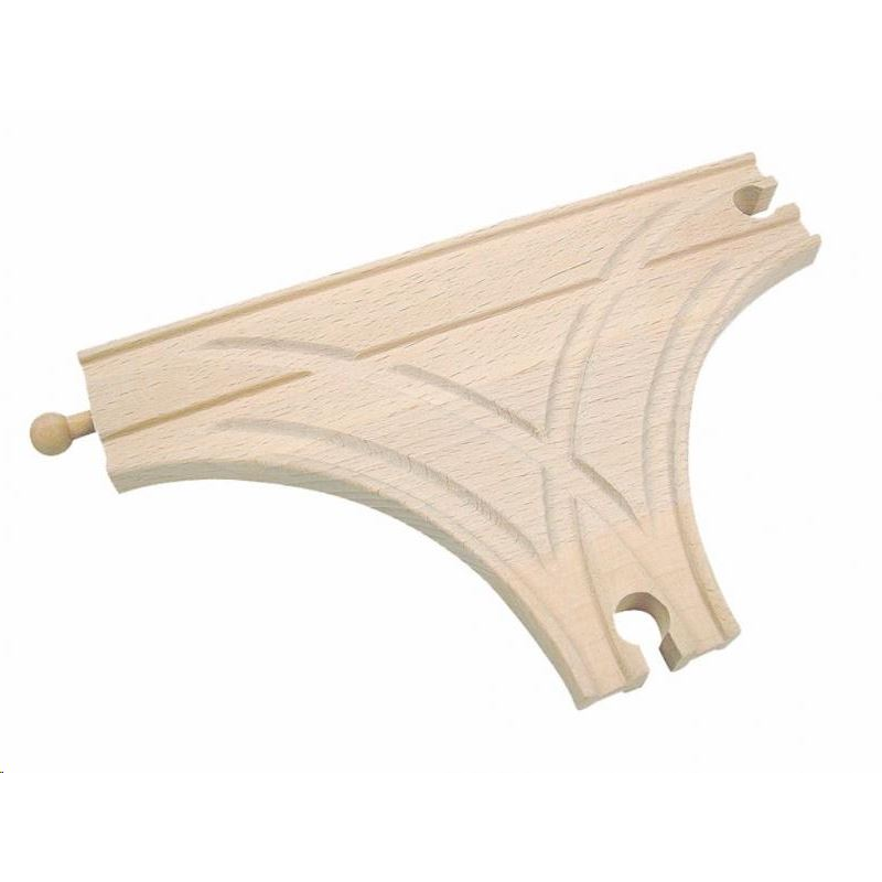 Woodyland Fa vasúti sín elágazódás elem (90579) (90579)