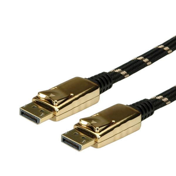 Roline Gold DisplayPort M/M 1m kábel (11.04.5644-10) (11.04.5644-10)