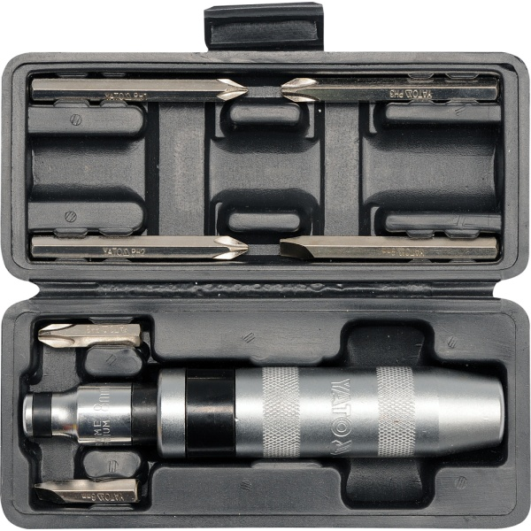 YATO csavarhúzó készlet fém kiegészítőkkel, 7 db-os (YT-2802)