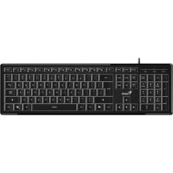 Genius SlimStar 820 Vezetékes Billentyűzet CZ/SK - Fekete