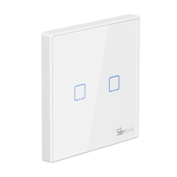 Interruptor De Pared Con Función Rf 433mhz 2 Botones - Sonoff