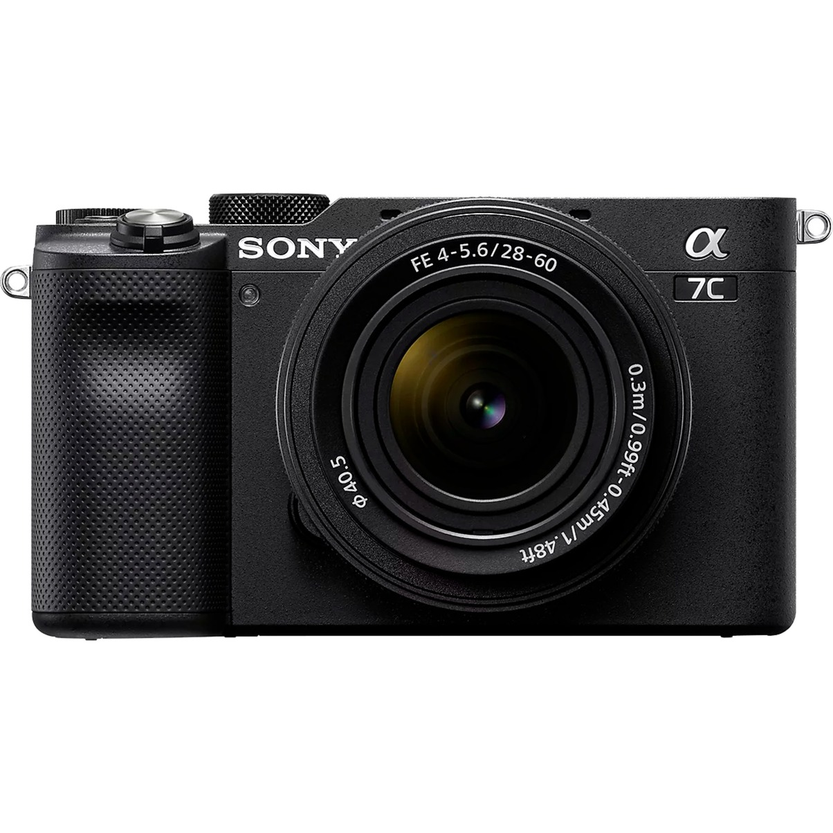 Sony Alpha ILCE-7C Digitális fényképezőgép + 28-60mm KIT - Fekete (ILCE7CLB.CEC)