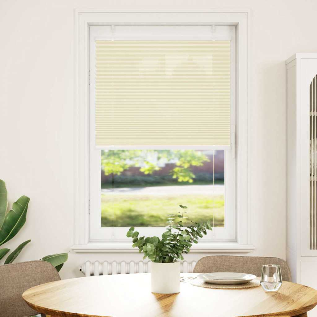 pliszírozott redőny krém 75x100 cm szövetszélesség 74,4 cm (4015274)