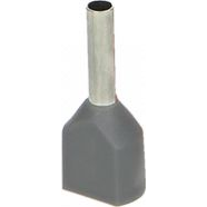  Orno Tulejka izolowana podwójna, przekrój maksymalny 2,5mm?, długość miedzianej tulejki 10mm, Blister 25 szt.