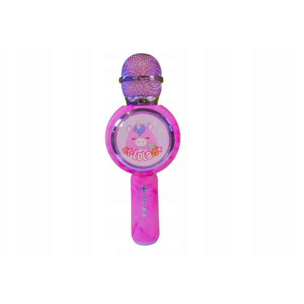 Squishmallows Mikrofon Karaoke Głośnik Bluetooth 2w1 Dla Dzieci Do Telefonu / Kmsqm-bt-lola