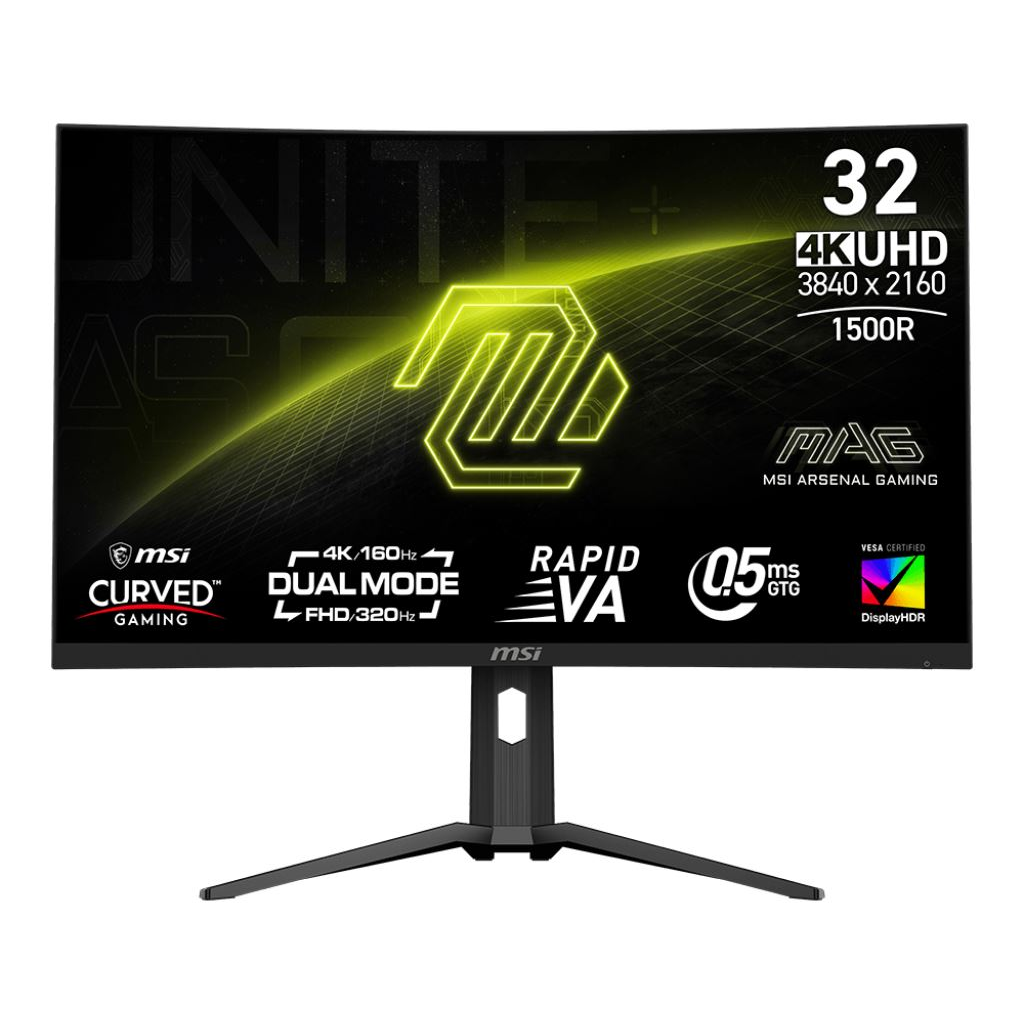 MSI MAG 321CUPDF 31,5" ívelt 4K gamer monitor