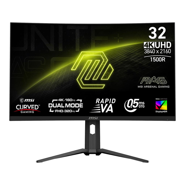 MSI MAG 321CUPDF 31,5" ívelt 4K gamer monitor