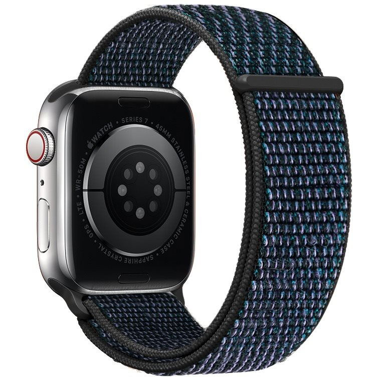 Eternico Airy Apple Watch 38mm / 40mm / 41mm - Purple And green And black edge (AET-AWAY-PuAnA-38)