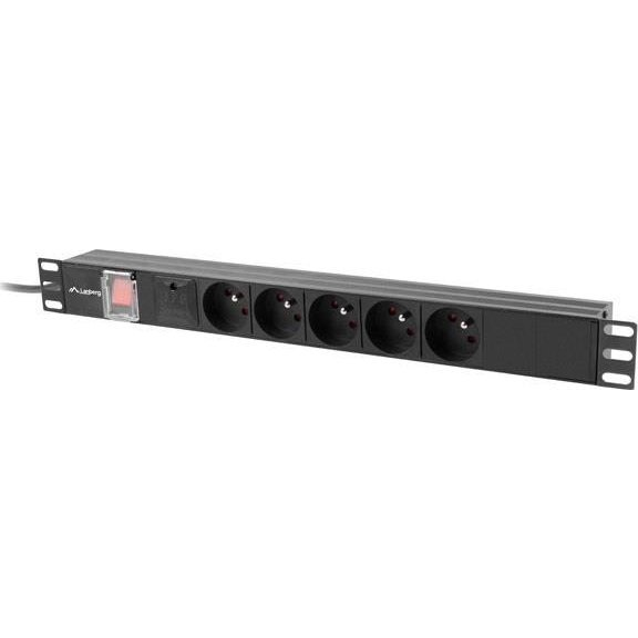 Lanberg PDU-05E-0200-IEC-BK 1U 19