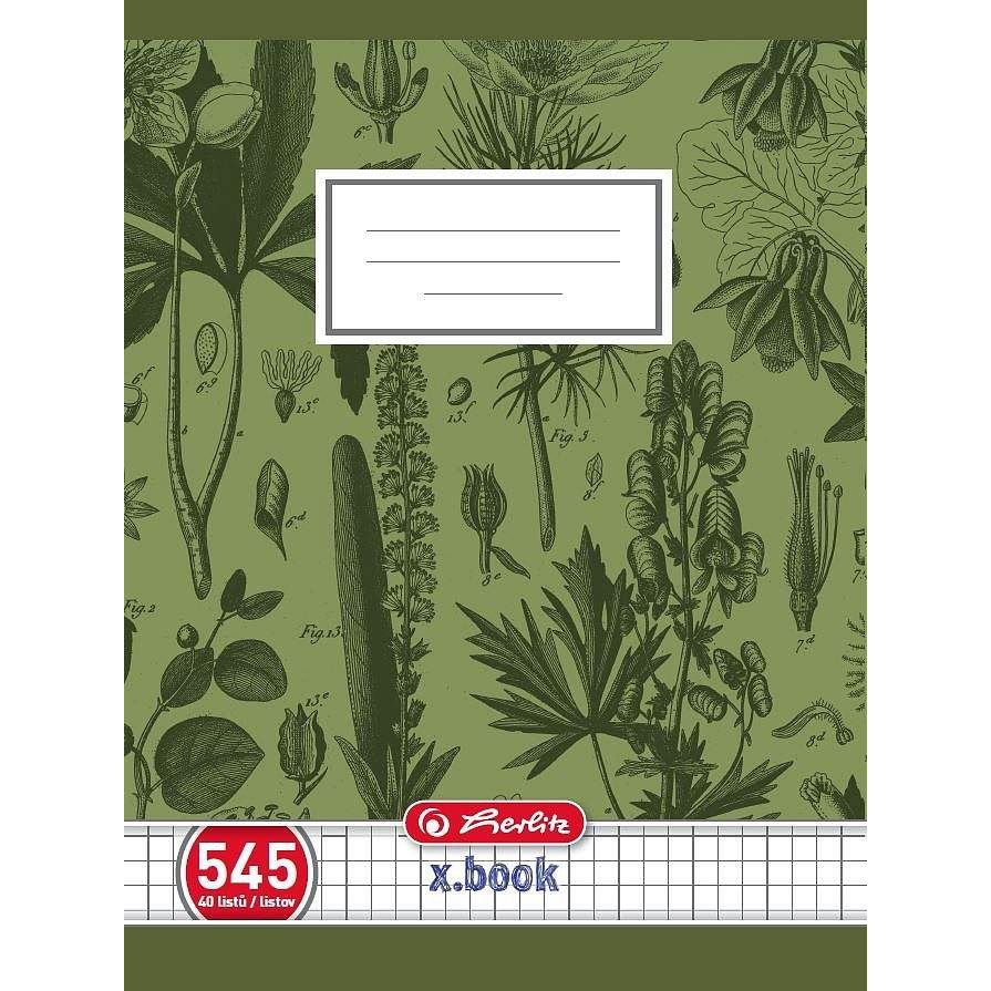 Herlitz 545 famentes, kockás (60078086)