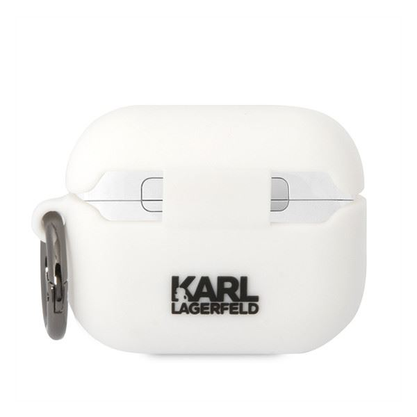 Karl Lagerfeld 3D Logo NFT Karl Head Apple Airpods Pro szillikon tok fehér (KLAPRUNIKH) (KLAPRUNIKH)