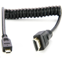 Spirálový kabel Atomos ATOMCAB015 HDMI - Micro 45cm