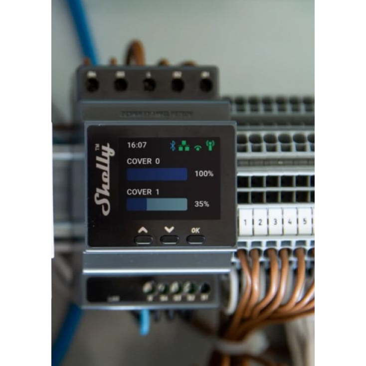 Shelly 2 motoros redőny vezérlő DIN sínre (SHELLY-PRODUALPM) (SHELLY-PRODUALPM)