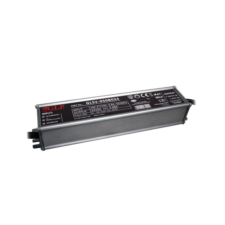 GLP GLSV-050B024 24V/2.1A 50W IP67 LED tápegység (GLSV-050B024)