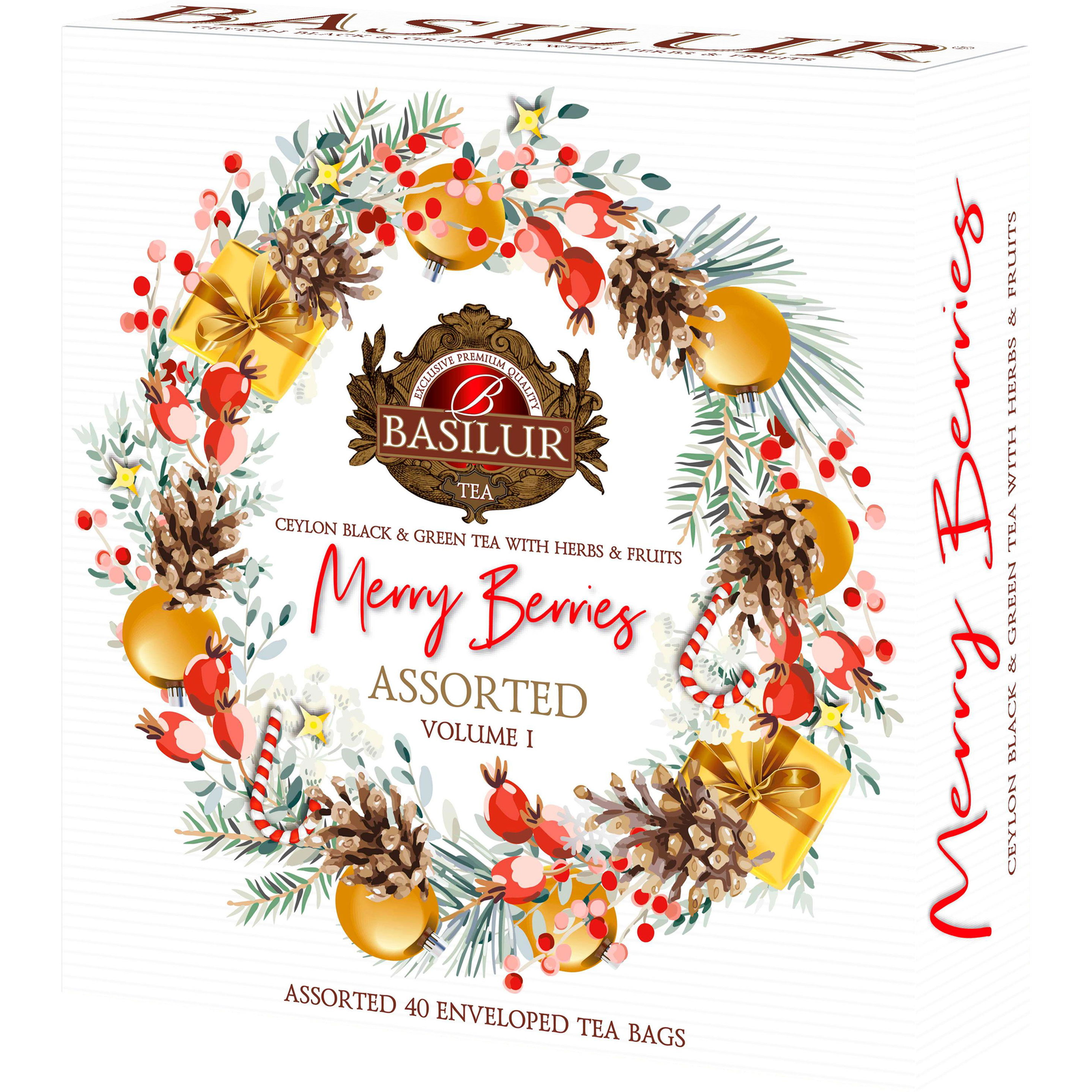 BASILUR Merry Berry Assorted, 40 darab, filteres (4792252947412)