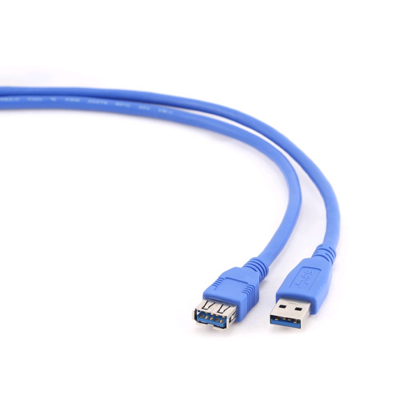 USB prodlužovací kabel Gembird CCP-USB3-AMAF-10 modrý 3 m