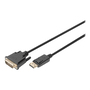 DIGITUS - video adapter cable - DisplayPort to DVI-D - 3 m (DB-340301-030-S)