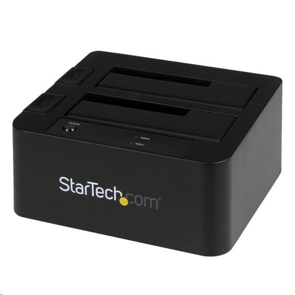 StarTech.com SDOCK2U33EB dokovací stanice pro úložná zařízení USB 3.2 Gen 1 (3.1 Gen 1) Type-B Černá