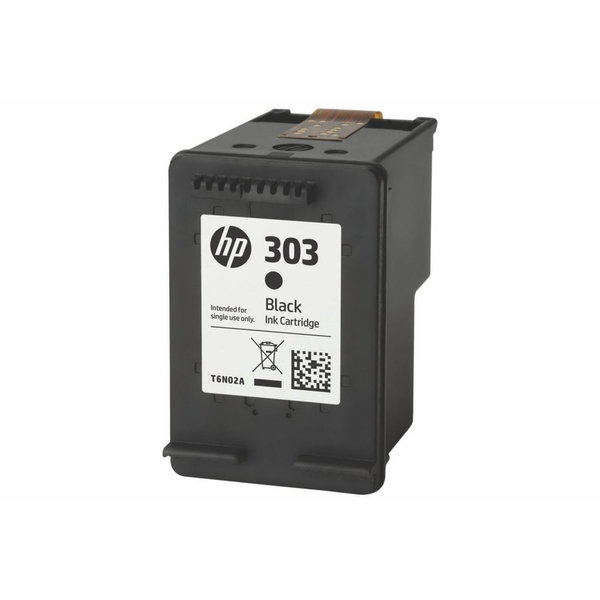 HP 303 Black Original Ink Cartridge inkoustová náplň 1 kusů Standardní výtěžnost