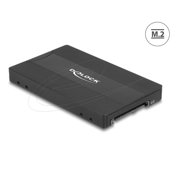Delock Átalakító M.2 kulcs M NVMe SSD - U.2 vagy M.2 kulcs B SATA SSD - SATA - eszközmentes (64301)