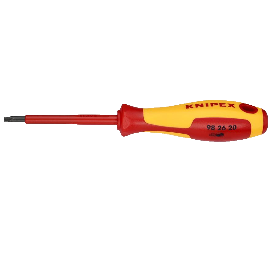 VDE torx csavarhúzó, T20, Knipex 98 26 20 (98 26 20)
