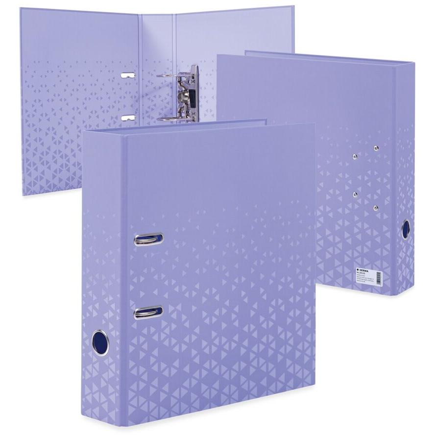 HERMA Ordner A4 Karton Color Violett (20125) (20125)