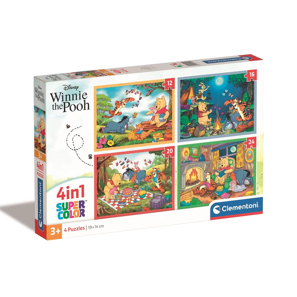 Puzzle 4v1 Super Barva Disney WTP