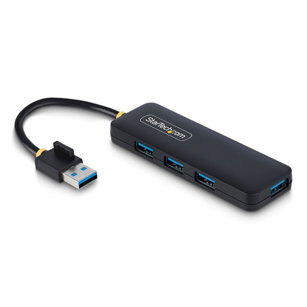 StarTech.com H5A4A-USB-HUB hub di interfaccia USB 3.2 Gen 1 (3.1 Gen 1) Type-A 5000 Mbit/s Nero