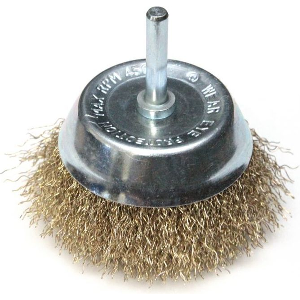 Réz Harang Drótkefe - 75mm Szárral