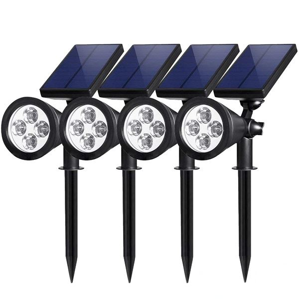 TOO GS-SL003B-4LED napelemes LED lámpa 2db/cs (GS-SL003B-4LED)