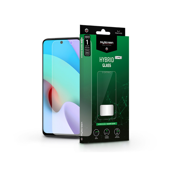 Xiaomi Redmi 10/Redmi 10 Prime rugalmas üveg képernyővédő fólia - MyScreen      Protector Hybrid Glass Lite - transparent