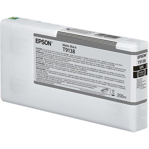 Epson T9138 blækpatron 1 stk Original Standard udbytte Mat sort