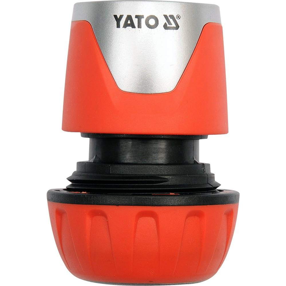 YATO Tömlőcsatlakozó 3/4", ABS műanyag, elzárószelep, 19mm (5906083998041)