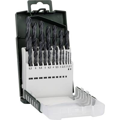 HSS Fém spirálfúró készlet 19 részes Bosch Accessories 2609255131 Hengertekercselt DIN 338 Henger szár 1 készlet (2609255131)