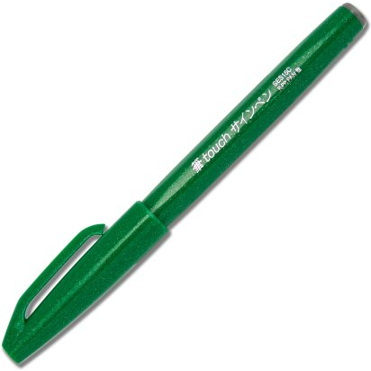 Pentel Touch SES15C-D zöld ecsetfilc