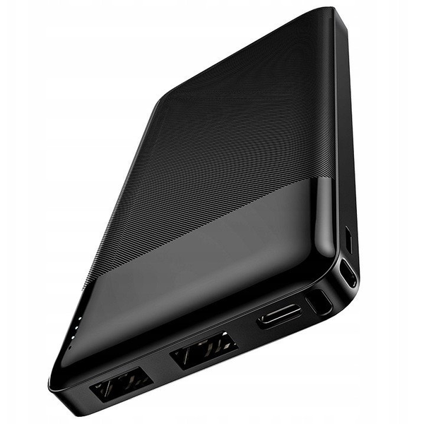 Hoco J72 Easy Travel 10000mAh преносимо зарядно устройство, черно