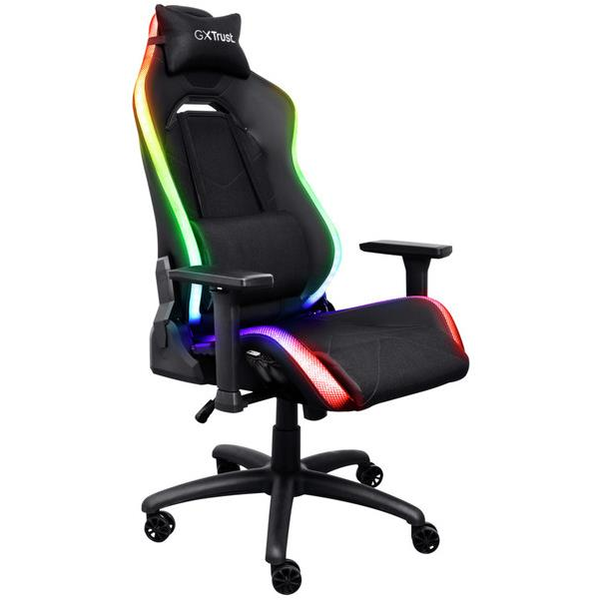 Доверете се на GXT 719 Ruya RGB гейминг стол, черен