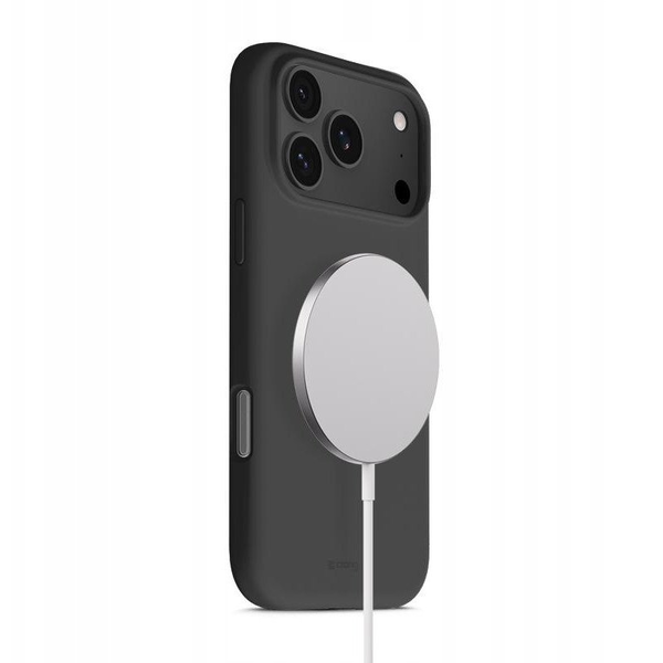 Crong Color Cover Magnetic - Etui MagSafe iPhone 17 Pro Max (czarny)