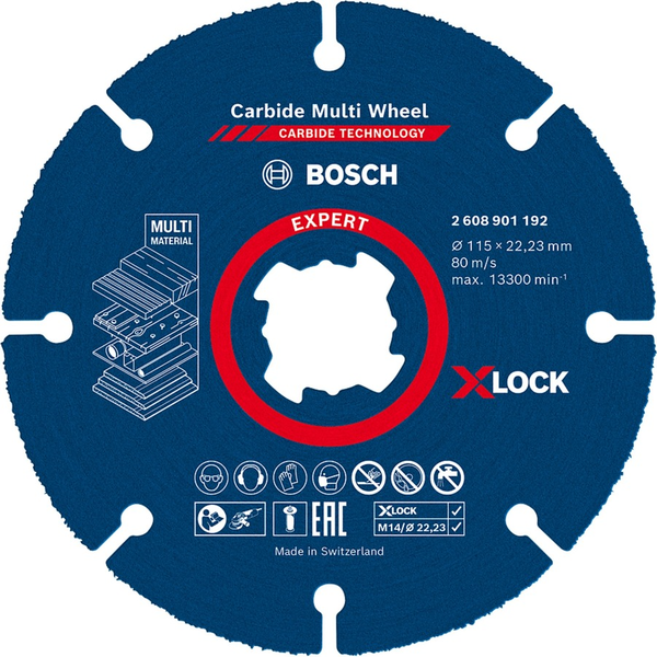 Bosch EXPERT CARBIDE MULTI WHEEL Disco per tagliare