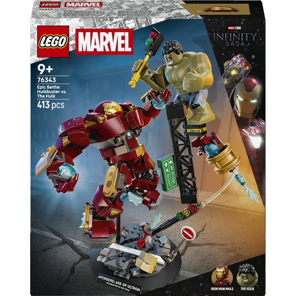 LEGO® Super Heroes Hulkbuster és Hulk óriási csatája 76343