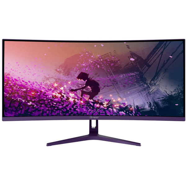AROZZI Nova 34" Curved 165Hz Gaming Monitor Lila