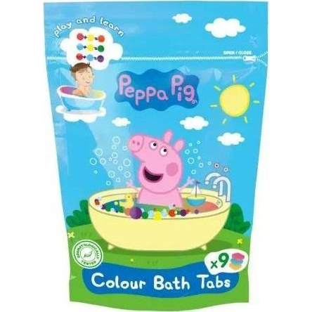 Peppa Malac Vízfestő fürdőtabletta 9 x 16 g - Szeder/Málna/Mangó ( )